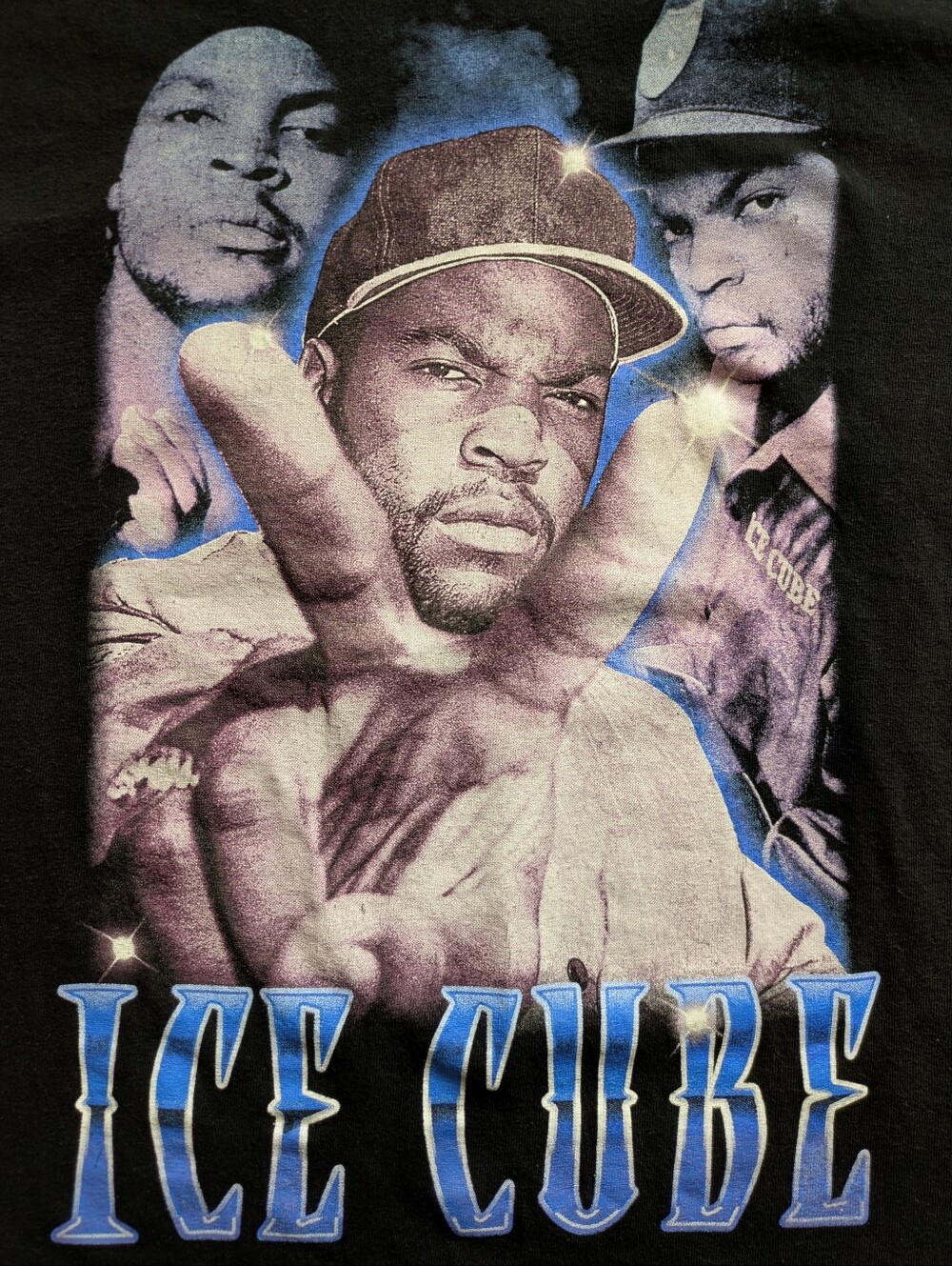 Ice Cube Graphic Tee - Unisex - 20" Pit To Pit Flatlay